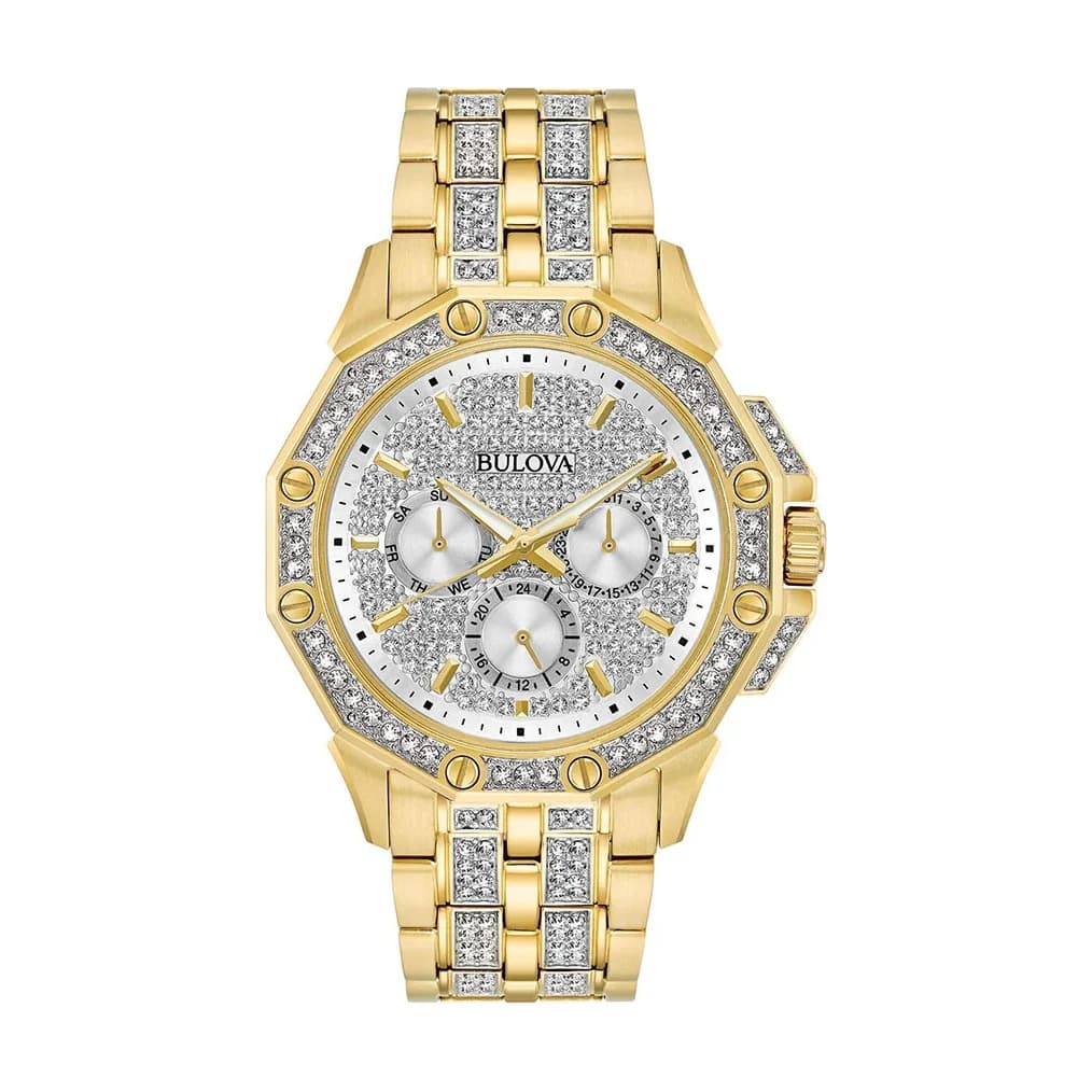 Bulova Crystal Octava 98C126, Gold Tone