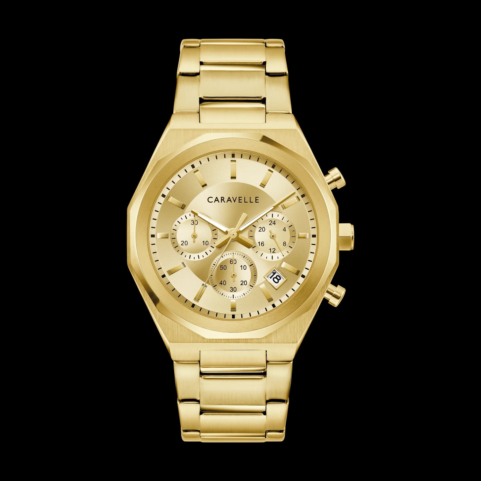 Caravelle Chronograph 44A123, Champagne Dial