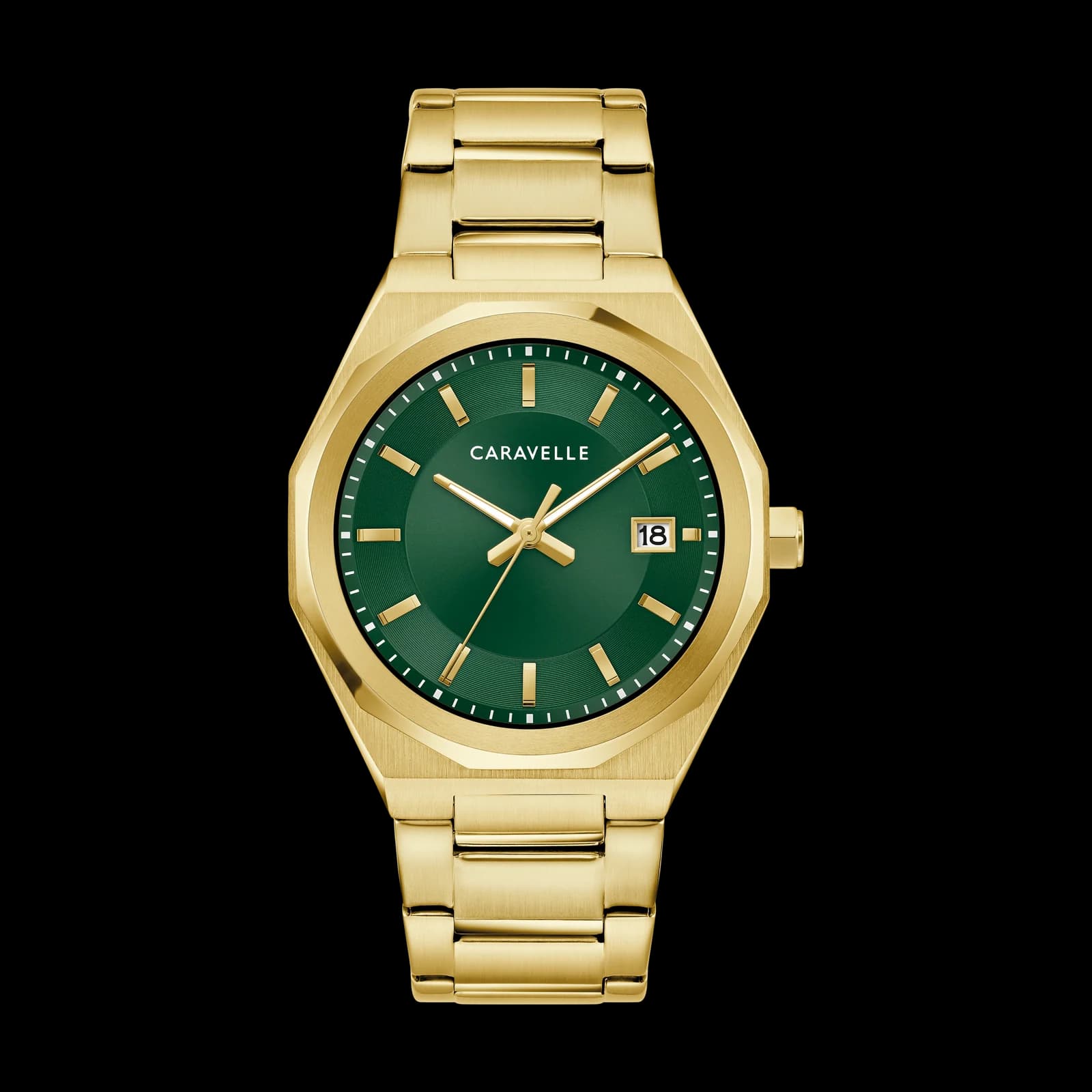Caravelle Classic 44B134, Green Dial