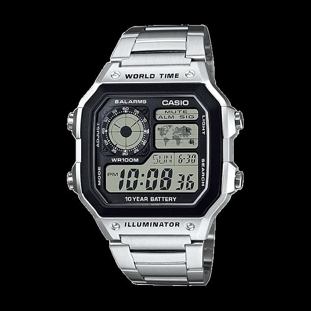 Casio AE-1200WHD, World Time