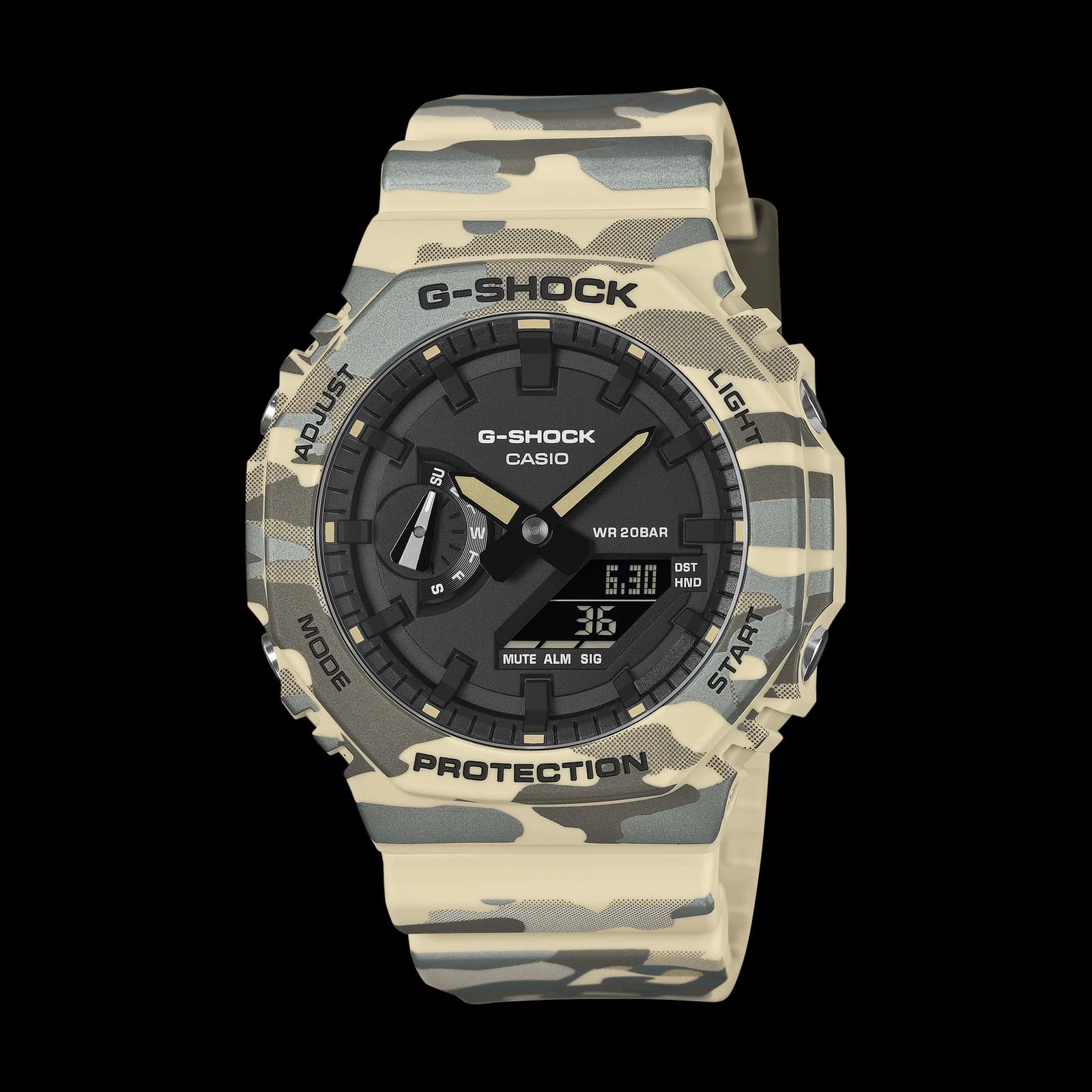 Casio G-Shock GA-2100CM-5A, Camouflage