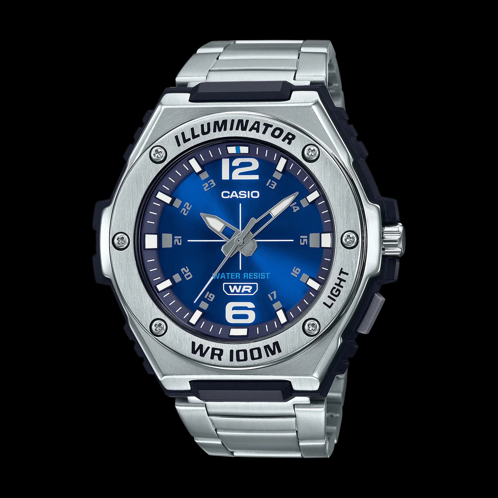 Casio MWA-100HD, Blue Dial