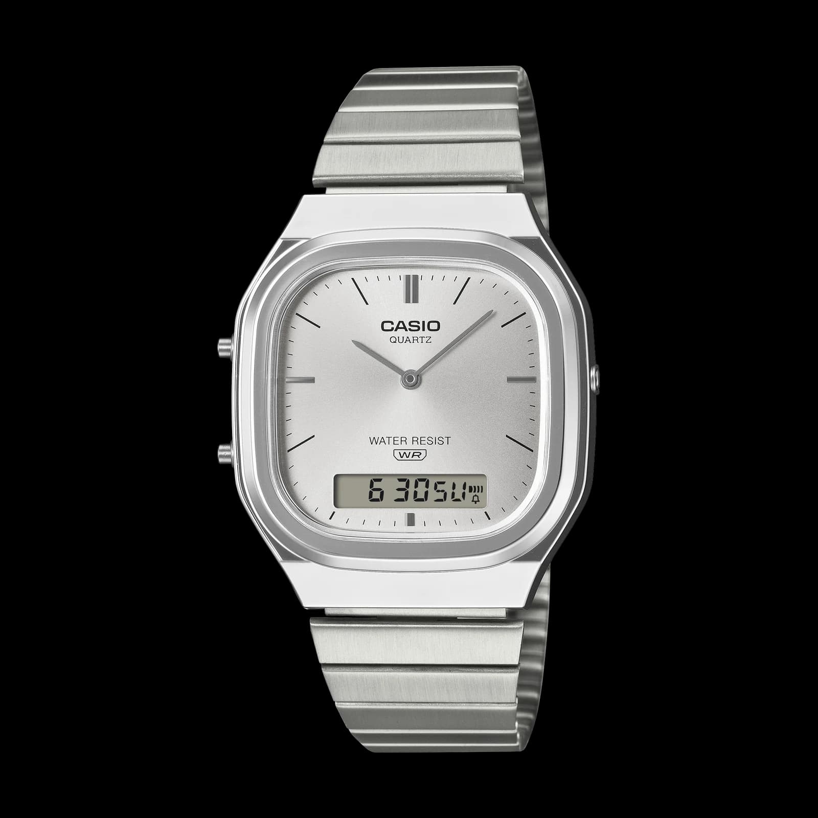 Casio Vintage AQ-240E-7A, Silver Dial