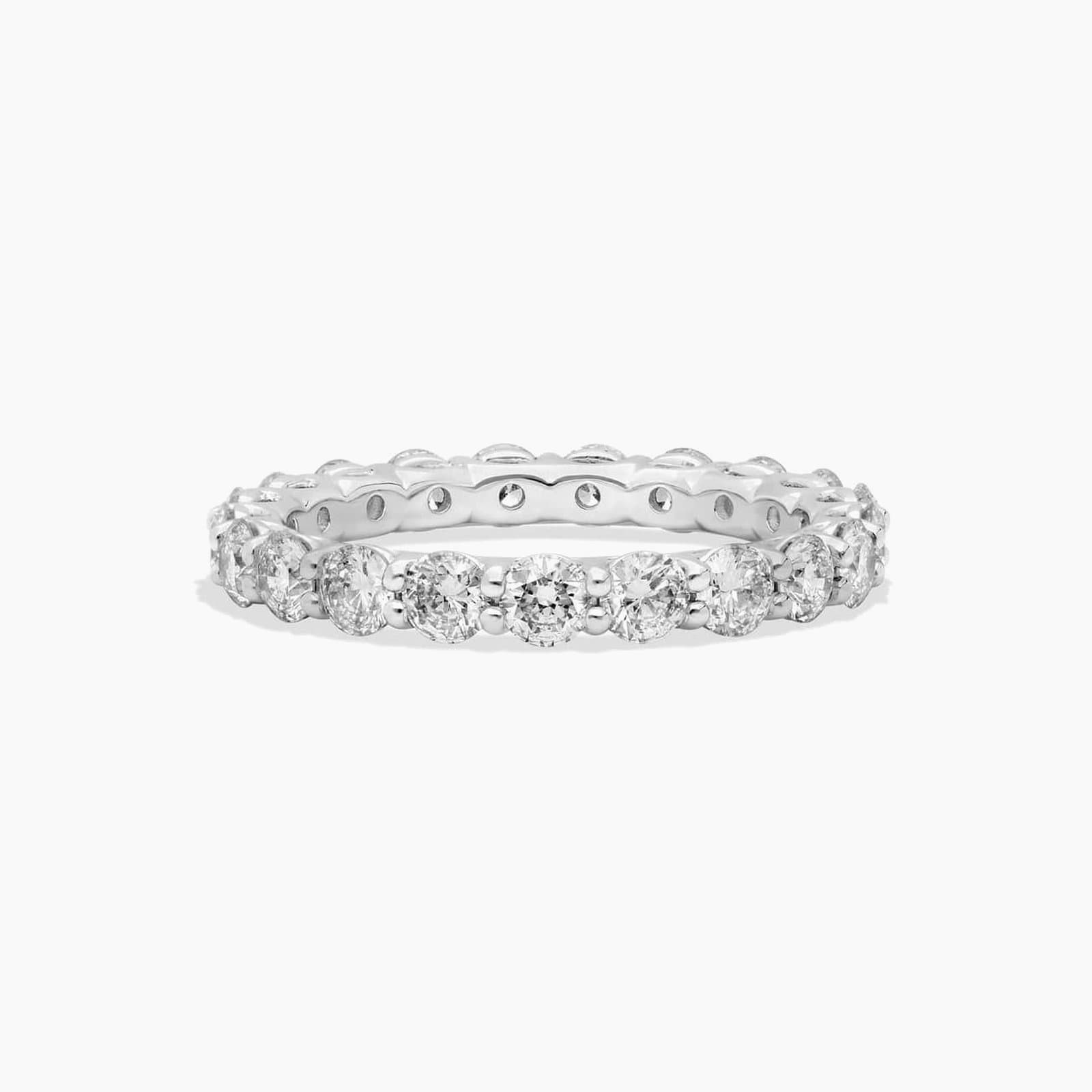 Diamond Eternity Band, White Gold