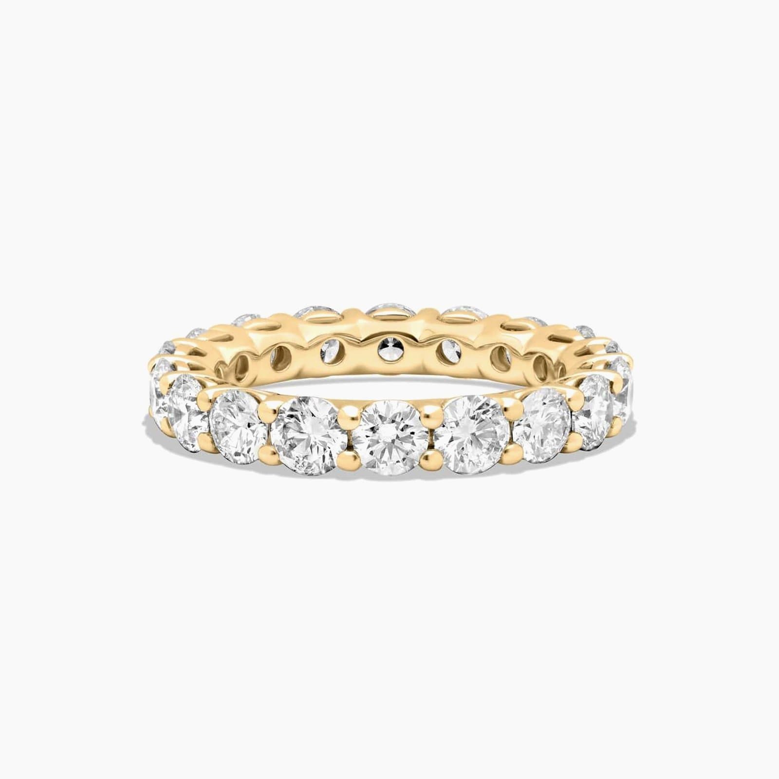 Diamond Eternity Band, Yellow Gold