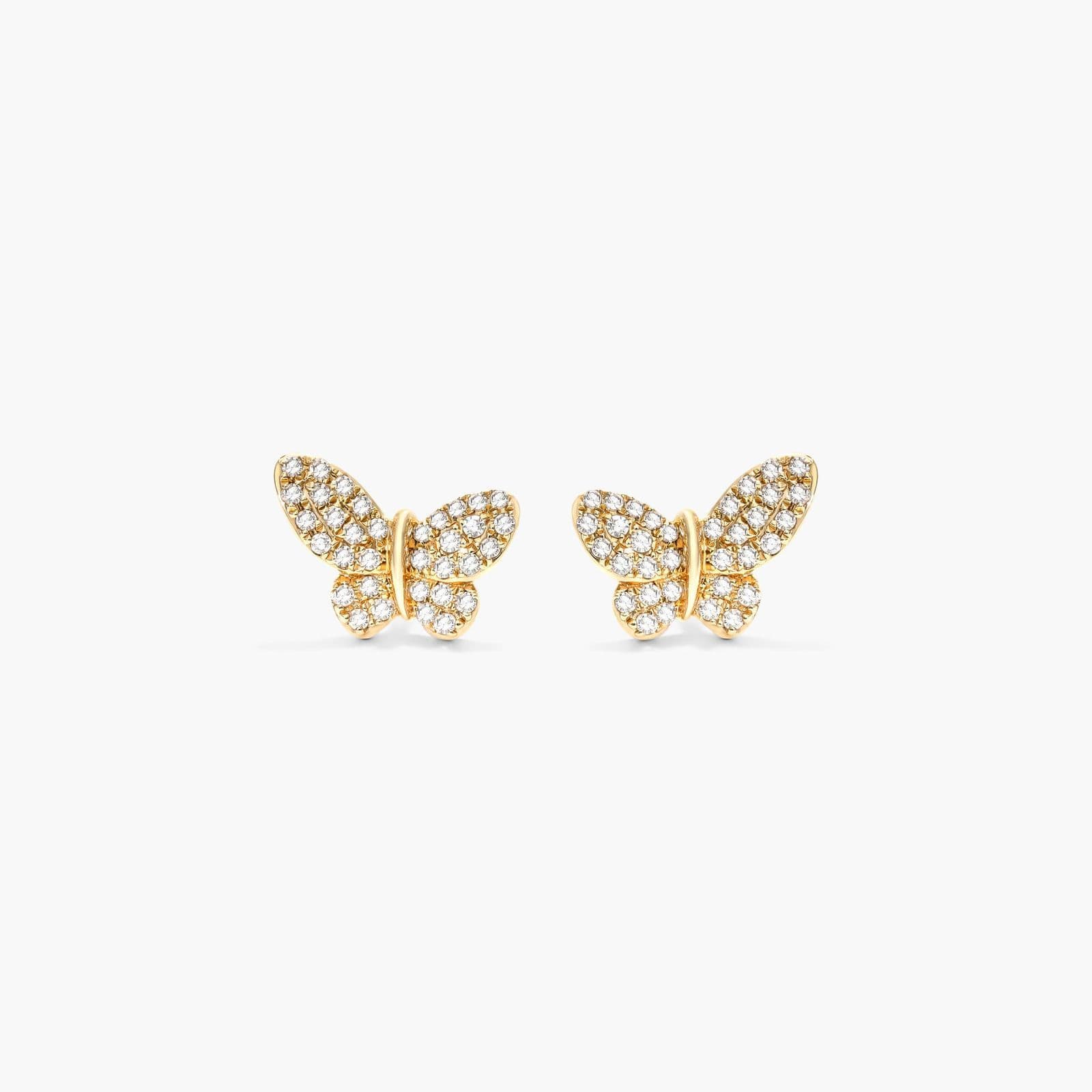 Petite Butterfly Diamond Earrings